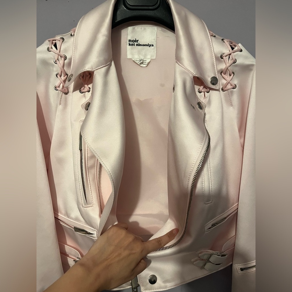 Noir Kei Ninomiya-Comme des Garcons “Biker” Jacket